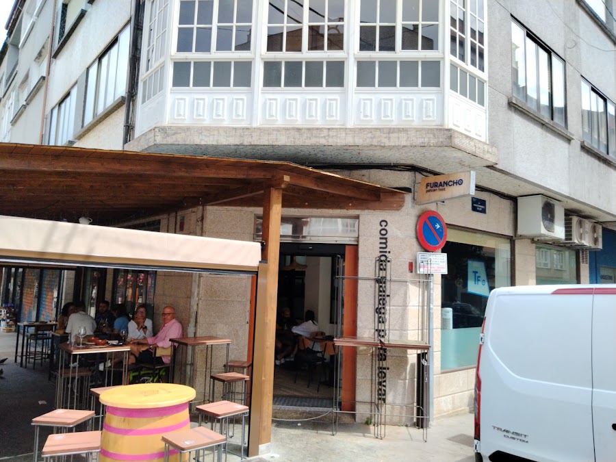 A terraza do furancho